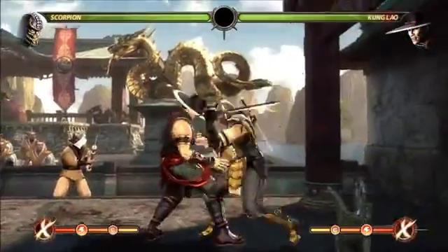 Mortal Kombat 9 Scorpion Combos