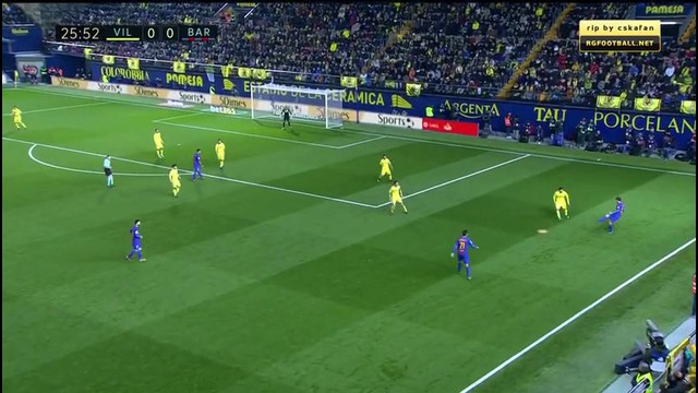 Вильярреал – Барселона La Liga 16/17 (1-й тайм)