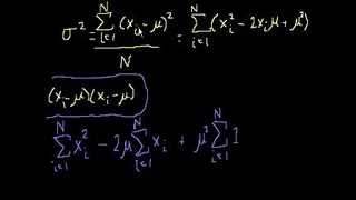 6. Statistics- Alternate Variance Formulas