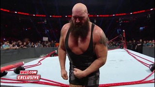 Big Show exits the arena following the destructive conclusion: Raw Fallout, April 17