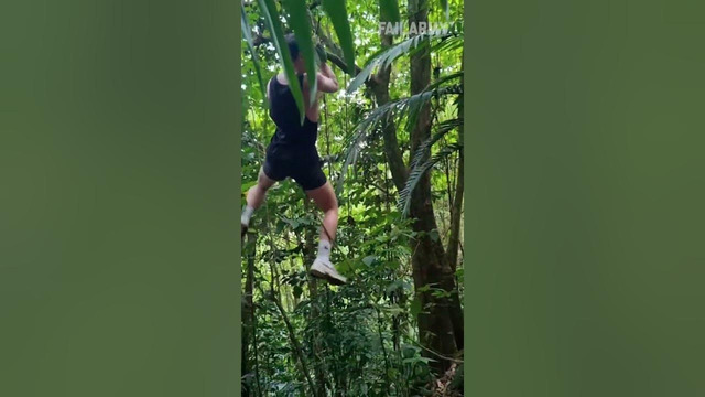 This guy ain’t Tarzan
