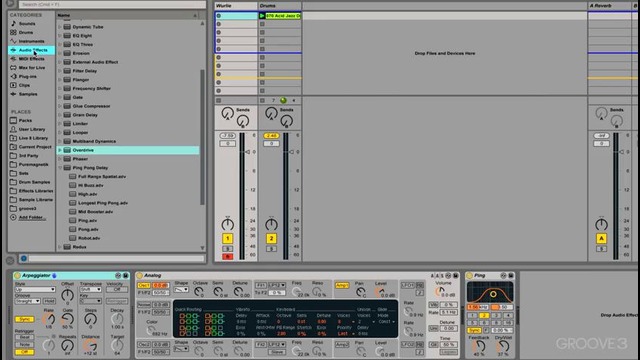 Groove3 – Ableton Live 9. Урок 11 – Intro To Devices