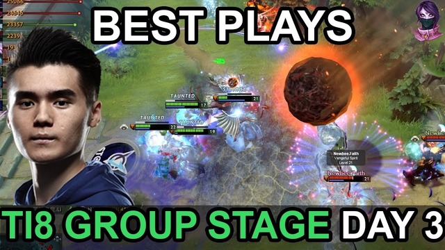 TI8 BEST PLAYS. The International 2018. GROUP STAGE DAY 3. Highlights Dota 2