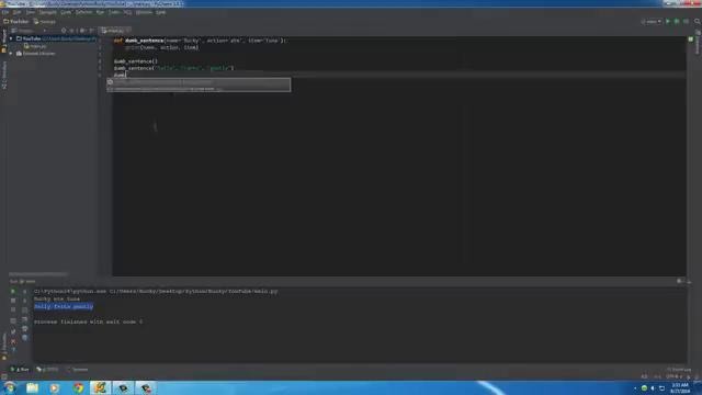 Python Programming Tutorial – 16 – Keyword Arguments