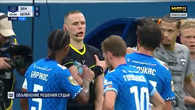 Зенит – ЦСКА | Чемпионат России | Обзор матча за 2026-09-06