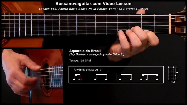 Bossa Nova Guitar Lesson #16 – Partido Alto Phrase Vari