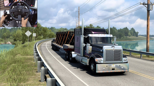 Oklahoma early access – American Truck Simulator | Thrustmaster TX gameplay