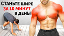 10-минутная домашняя тренировка для широких плеч и спины