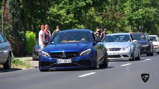 Mercedes-AMG C63 S Coupe Edition 1! Acceleration SOUNDS