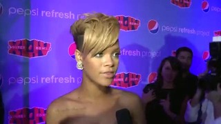 Rihanna at Pepsi Refresh Project Super Bowl Weekend