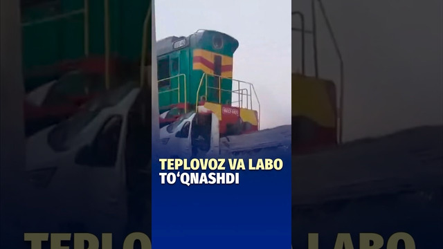 Andijonda teplovoz va labo to‘qnashdi