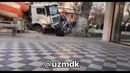 Страшная авария с бетономешалкой на Сергели(Шок!)