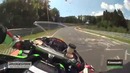 Захватывающий заезд на байке по треку