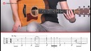 Percussive Fingerstyle Guitar Tutorial – (Memories Riff by Tobias Rauscher)
