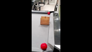 Person Uses Paper Bag to Execute Pool Table Trick Shot | People Are Awesome #shorts