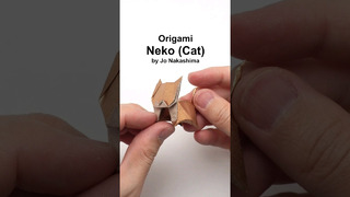 Origami Neko (Cat) #shorts