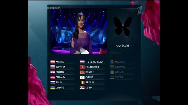 «Евровидение-2013» Результаты голосования 1 полуфинала