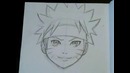 How To Draw Naruto (Face and Head)