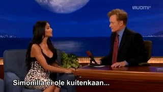 Nicole Scherzinger Busts Conan For Staring At Her Boobs