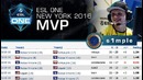 CSGO s1mple – MVP of ESL One New York 2016