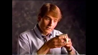 Молодой Брайан Кренстон рекламирует кофе 1988 г