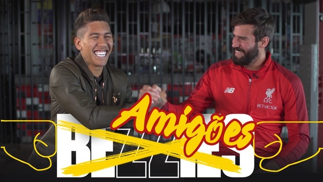 Liverpool FC. Bezzies: Alisson and Firmino