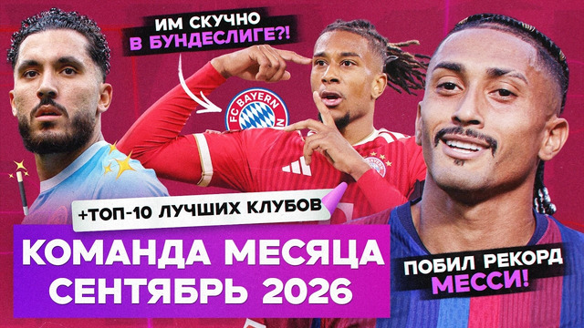 Команда месяца | Рейтинг МЯЧа | Сентябрь 2026
