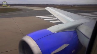 Классический взлёт Боинга 737 из аэропорта Минска