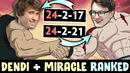 Dendi and miracle met in ranked — destroying own lanes