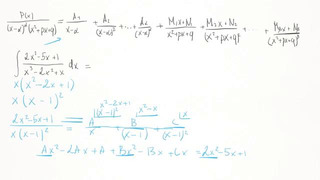 Интегралы №7 Интегрирование рациональных алгебраических функций (Метод неопредел