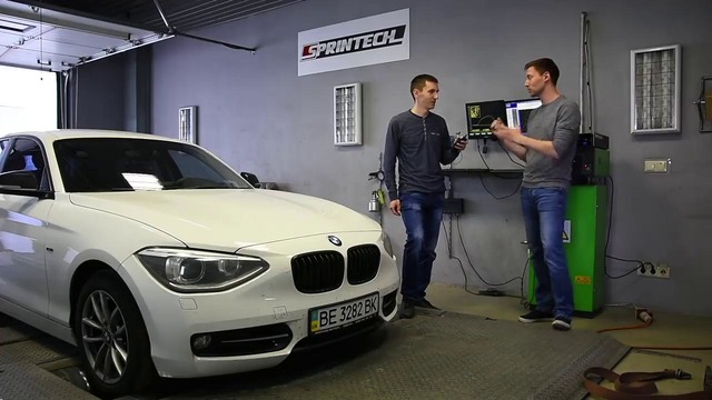 H-Auto. Моя BMW F20. Замер на стенде и установка NBT