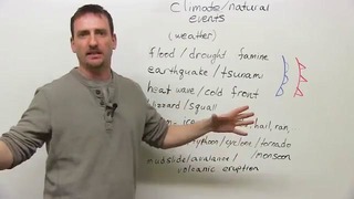Learn English Vocabulary – Weather and natural disasters