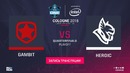 ESL One Cologne – Gambit vs Heroic (Game 1, Mirage, EU Quals)