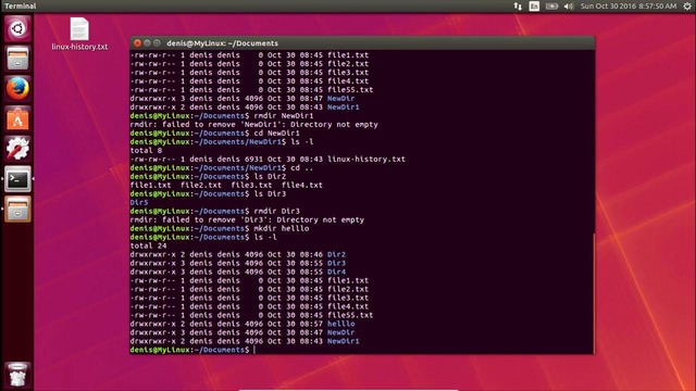 6.Linux для Начинающих – Работа с Директориями и самая опасная комманда Линукса