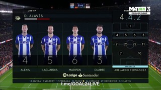 (HD) Барселона – Алавес | Испанская Ла Лига 2017/18 | 21-й тур | Обзор матча