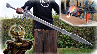 Литьё алюминиевого меча из фильма Тор: Царство Тьмы