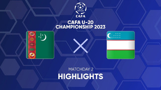Узбекистан – Туркменистан | CAFA U-20 Чемпионат 2023 | Обзор матча