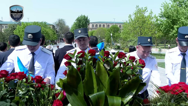 Toshkent shahar IIBB xodimlari Amir Temur muzeyini ziyorat qildilar