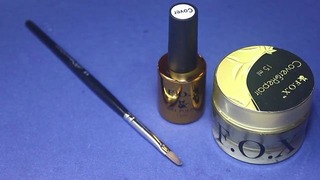 Укрепление ногтей fox cover & repair + ламинирование ногтей fox cover