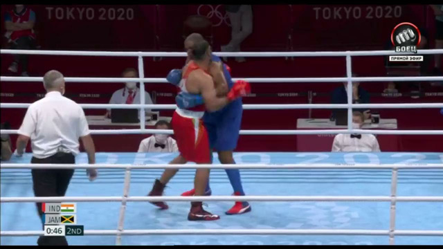 Мужчины. Свыше 91 кг. 1/8 финала Сатиш Кумар (Индия) — Рикардо Браун (Ямайка)