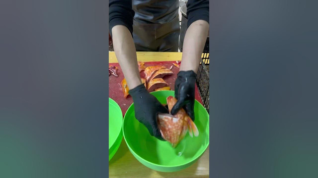 Golden Carp cooking ASMR #cooldaddy #uzbekcuisine #goldfish