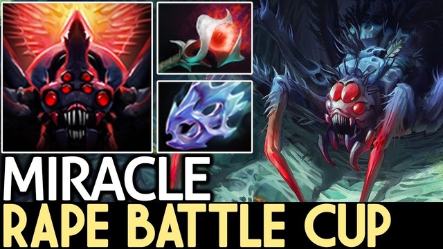Miracle- [Broodmother] Rape Battle Cup! Stack Liquid 7.18 Dota 2
