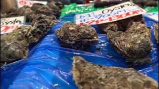 Японская уличная еда – Королевские устрицы. Royal oysters