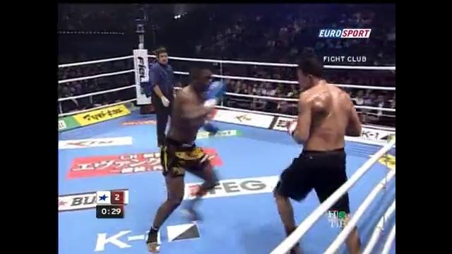 K-1 World GP 2007 Badr Hari vs Remy Bonjasky 08.12.2007