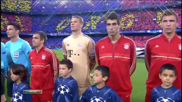 Барселона 0:3 Бавария | Лига Чемпионов 12/13 | Обзор матча