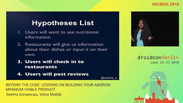 Dcberlin18 404 annamraju beyond the code lessons on building your android minim