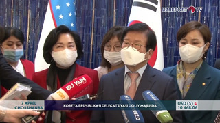 Koreya Respublikasi delegatsiyasi Oliy majlisda