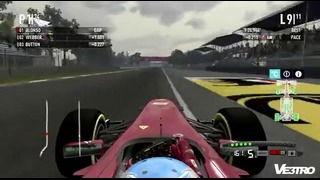 F1 2011 Ferrari Monza Gameplay (HD 1080p)