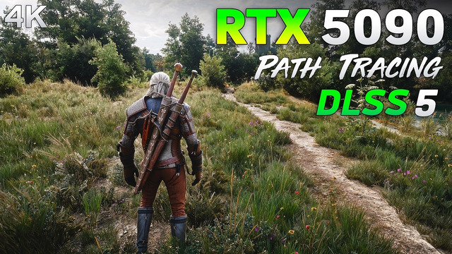The Witcher 3 Remastered + DLSS 5 on RTX 5090 | Looks AMAZING