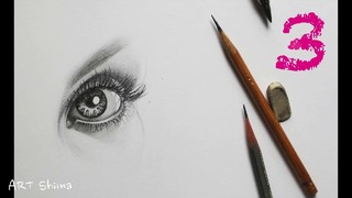 How to Draw Eyes ⁄ Как РИСОВАТЬ ГЛАЗ карандашом Часть 3